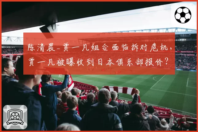 陈清晨_贾一凡组合面临拆对危机，贾一凡被曝收到日本俱乐部报价？